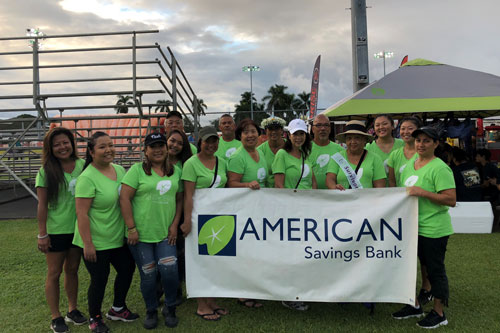 ASB Hilo Branch at Relay for Life
