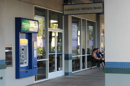 Hawaii Kai Front Door and ATM