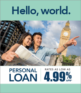 Personal Loan 4.99% Hello, world.