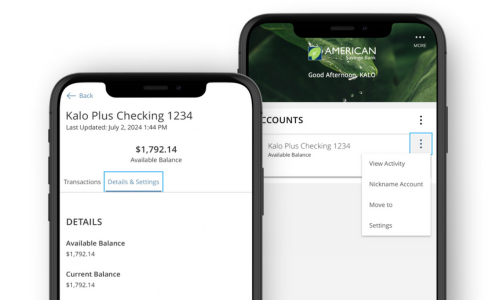 Checking on mobile banking